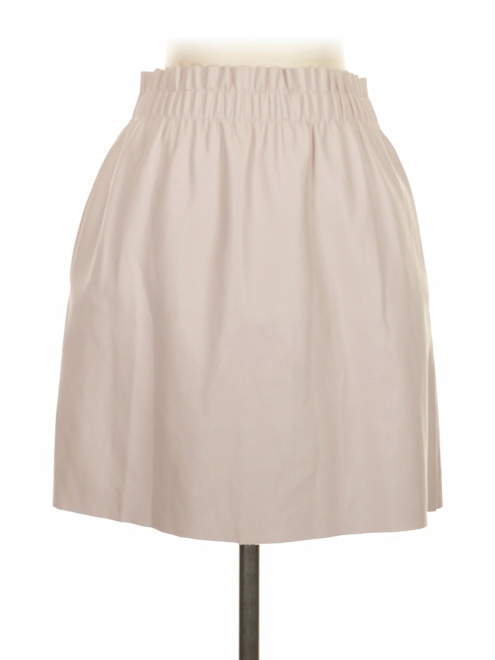Casual zara tan cream beige mini pencil skirt